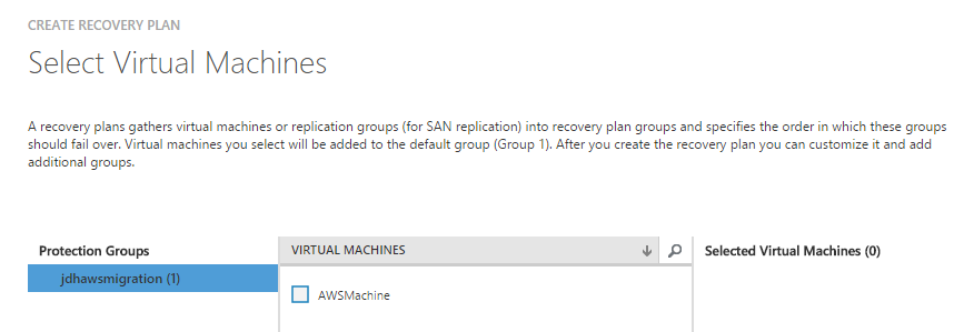 ASR Recovery Plan Machines